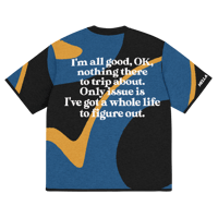 Image 9 of Life - Blue/Gold/Black - Knitted Shirt
