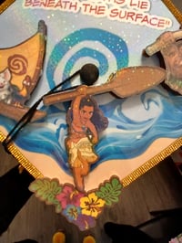 Image 3 of Moana Princess Glam Graduation Cap copy