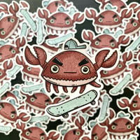 Image 2 of Rad Crab 3” sticker 