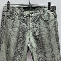 Image 5 of JOE’S JEANS light green snake print crop skinny jeans