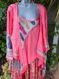 Image 12 of Kimono and cami set -peach reduced for marks on it