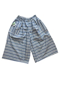 Image 1 of BLUE STRIPED MAXI BERMUDA