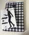 Image of Funda de libro vichy negro