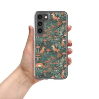 Image 9 of Boho Nature Cottagecore Inspired Fox Among Mushrooms Clear Case for Samsung®