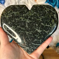 Image 3 of Kambaba Jasper Heart on Stand (44A)