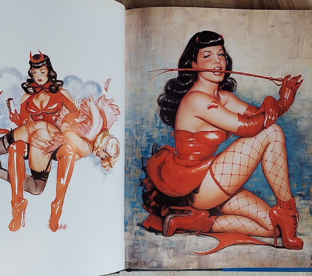 Bettie Page, by Olivia De Berardinis - SIGNED