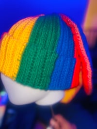 Image 2 of RYGB Bunny Ear Beanie 