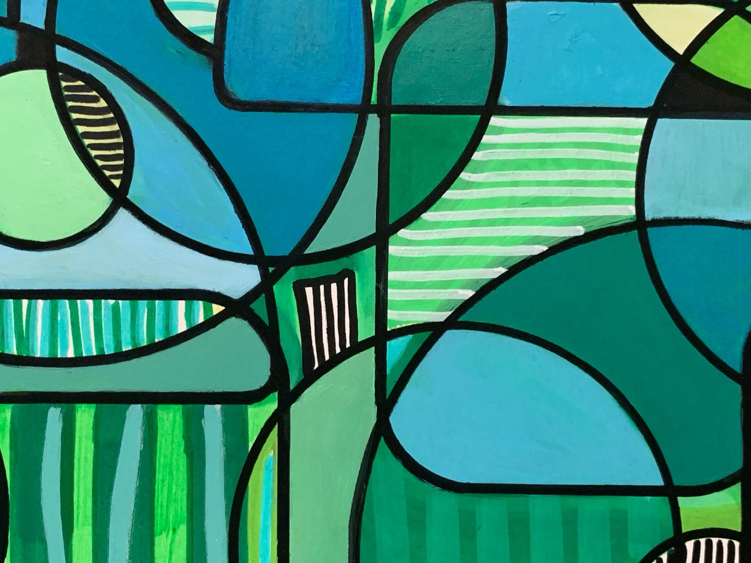 Image of 'Clear skies' Acrylic Painting on Thick Cotton Rag Paper