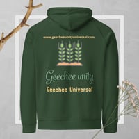Image 8 of Geechee Unity eco raglan hoodie