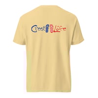 Image 4 of Goose Creek Co Creek Life - FlipFlops Unisex garment-dyed heavyweight t-shirt