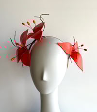 Image 1 of Orange flower headpiece #2