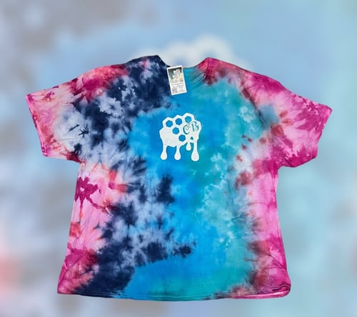 Image of CraaazE custom tie-dye tee