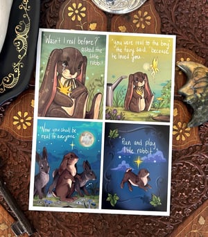 Image of THE VELVETEEN RABBIT PRINT 