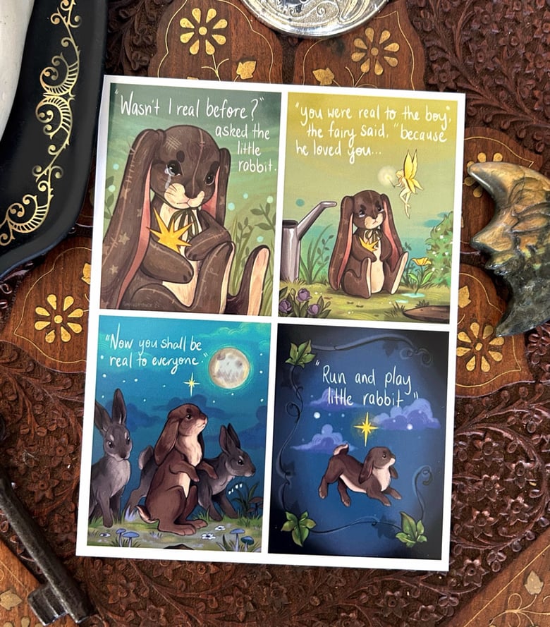 Image of THE VELVETEEN RABBIT PRINT 