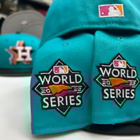 Image 3 of New Era 59Fifty Teal Breeze Repeating Star