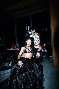 Image 2 of Oil Spill Floor Length Skirt