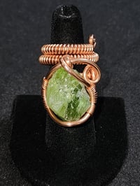 Image 1 of Adjustable Diopside Ring Tanzania