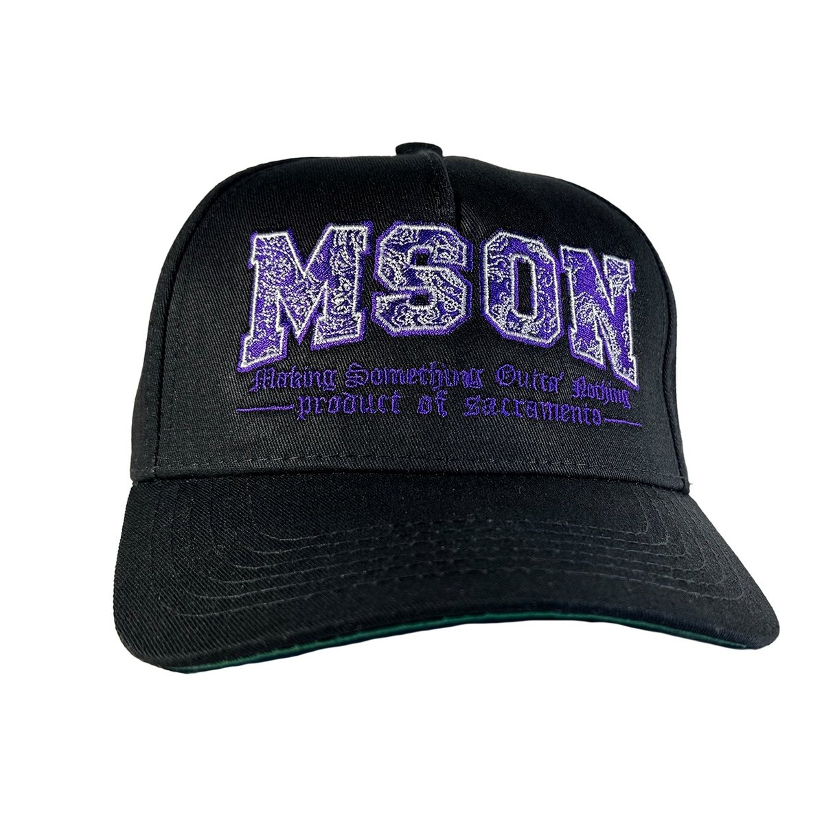 Image of Bandana Logo Black/Purple