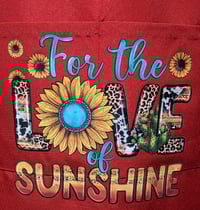 Image 4 of For the Love of Sunshine Apron (red)