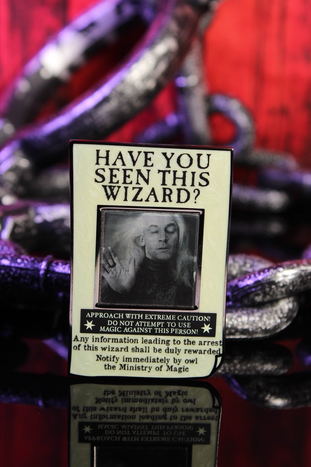 Image of Azkadamned: Undesirables Lenticular Wanted Poster Pins