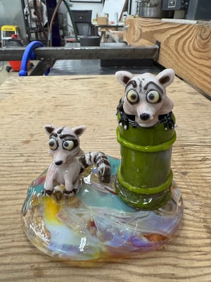 Image of Raccoons at the Park