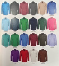 Image 9 of PILBARA Men's Closed front Longsleeve RM200CF