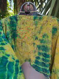 Image 8 of Wanderlust Stevie top Turquoise and yellow gold throughout