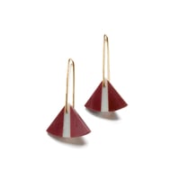 Image 1 of Mookaite & Opal Earrings