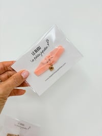 Image 7 of Le Bracelet Femme ruban velours élastique breloque losange