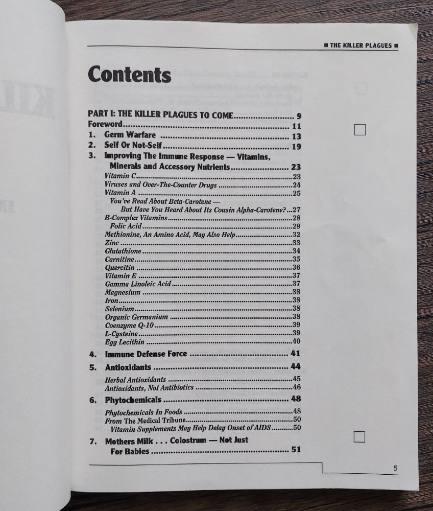 The Killer Plagues to Come: How You Can Be Invulnerable to Them, by William H. Lee