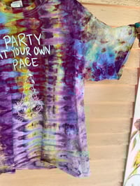 Image 2 of LARGE Party At Your Own Pace Tie Dye Shirt C13