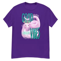 Image 4 of Men's classic tee - Good Vibes w/ Snake (Front)