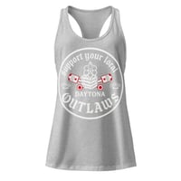 Image 1 of pistons gun circle support tank top grey