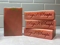 Image 2 of SUMMER CRUSH: strawberry/cherry. COCONUT MILK SOAP 
