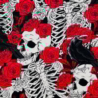 Image 1 of Phantom - Red Rose Skull