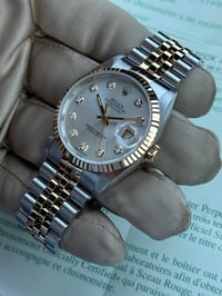 Image 5 of Rolex Datejust 16233 (Grey Diamonds)