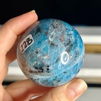 Image 2 of Blue Apatite Sphere (22B)
