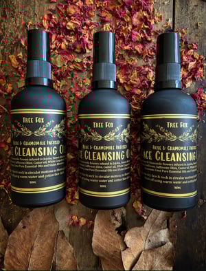 Image of Rose & Chamomile Infused Face Cleansing Oil 100ml 