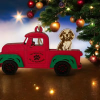 Image 2 of Farm Truck Puppy Ornament