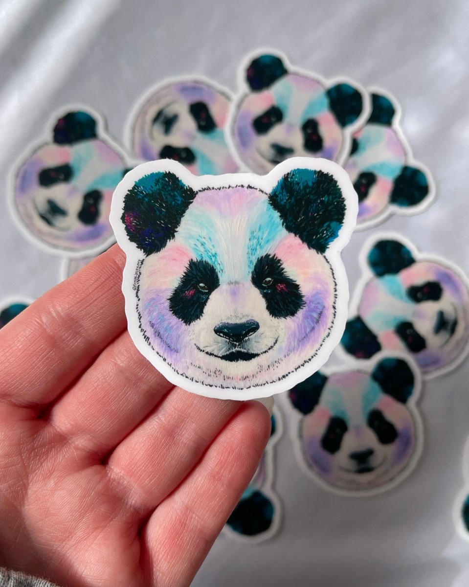 48 Gommettes Panda Autocollants - Créatif Scrapbooking - Multicolore