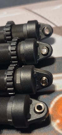 Image 3 of TRAXXAS 1/10 Gray Composite XX-Long GTR Shocks (4) - Part # 7462-Gray (Jato 4x4 BL2S)