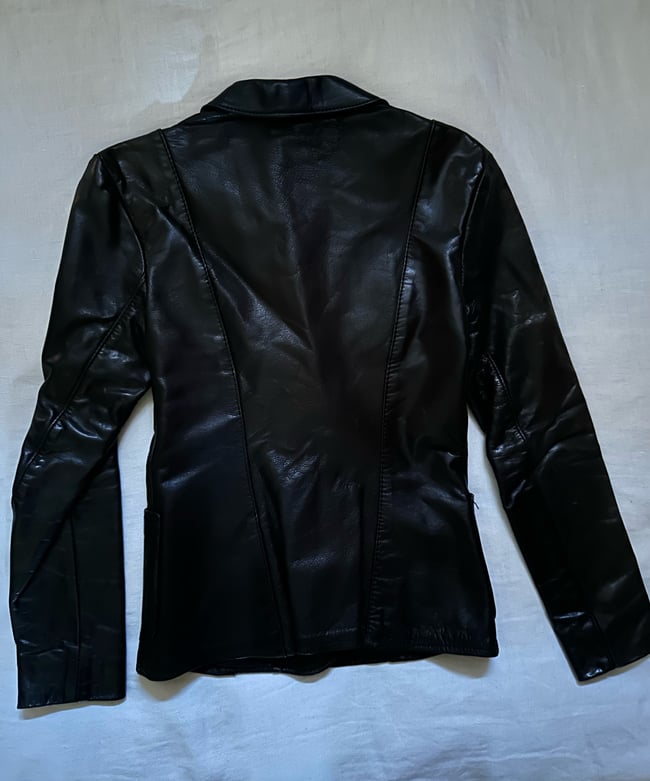 70s Gandalf the leather wizard detroit rock and roll leather jacket