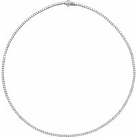 Image 1 of 16” Lab Diamond Tennis Necklace