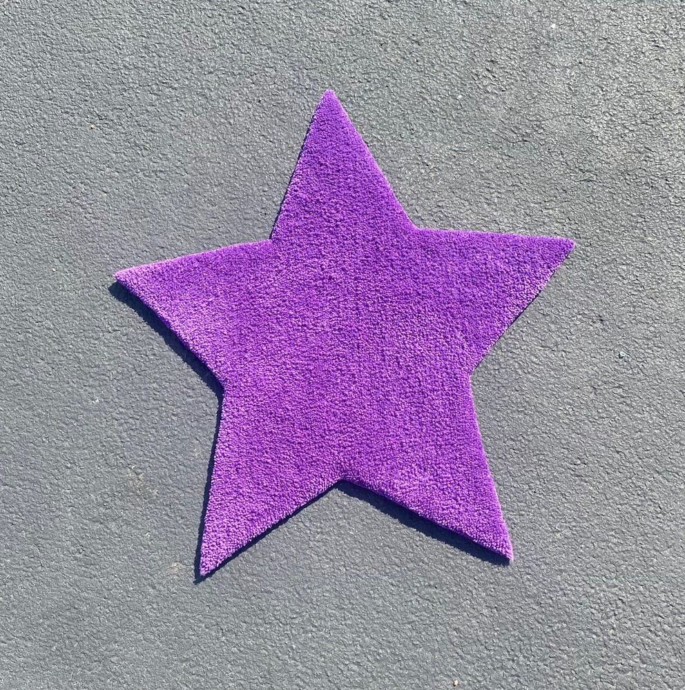 Image of Purple Star Rug 