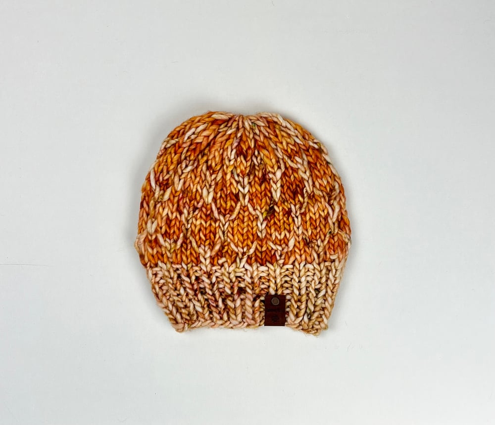 Image of Stained Glass Beanie #21 *No Pom*
