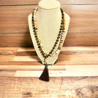 Image 8 of Knotted Mala Necklace 