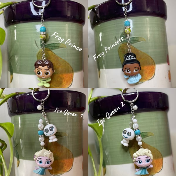 Image of Cartoon Royalty Keychains 