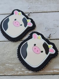 Image 2 of Connor Cow Earrings 