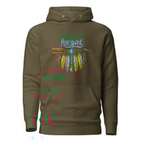 Image 1 of Unisex Hoodie, Free Spirit Arrow & Feathers, Western Theme hoodie