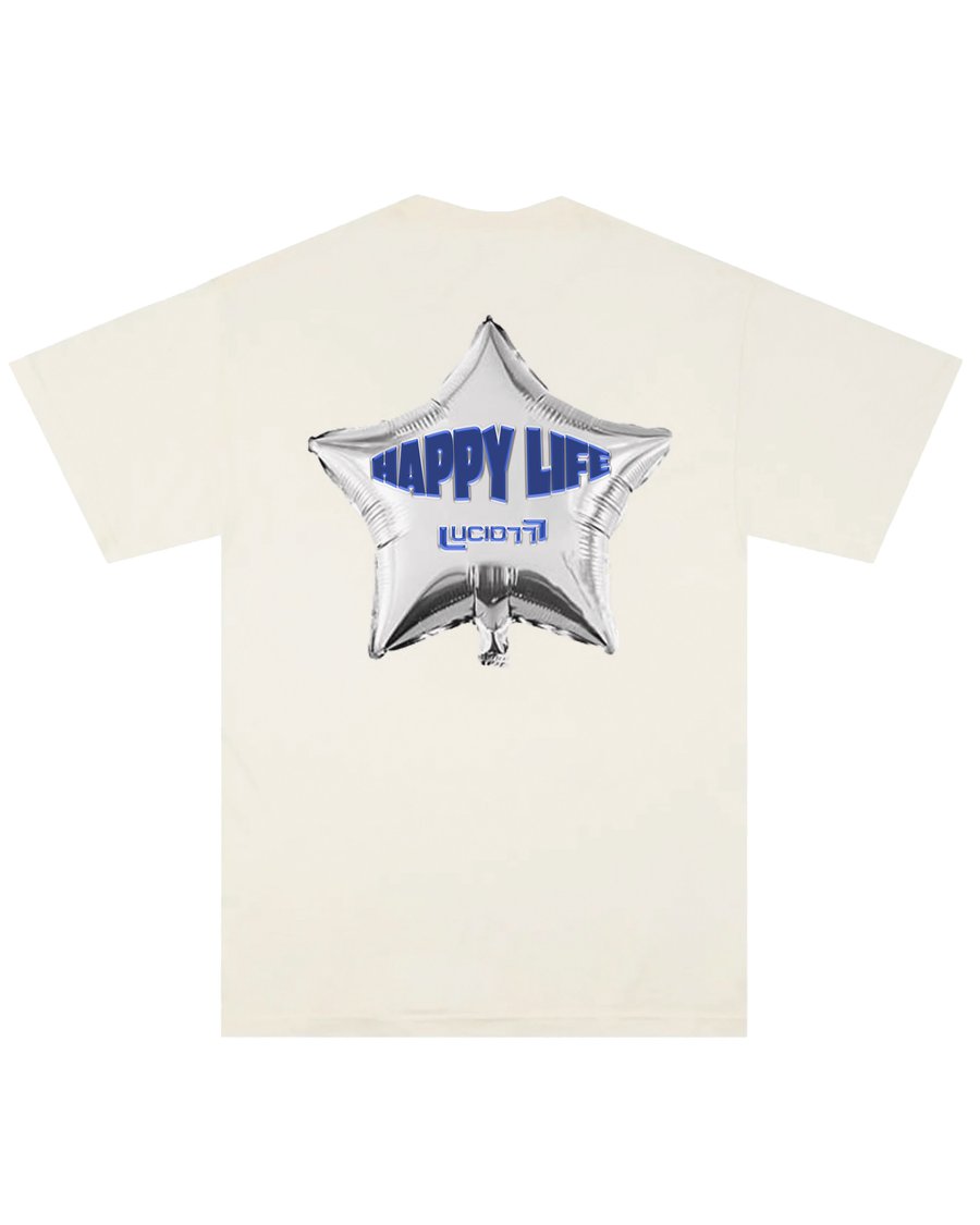 Image of HAPPY LIFE TEE (CREAM)